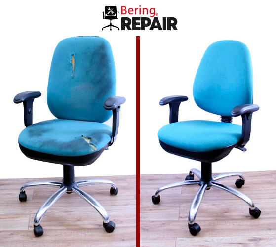 Antes y despues en tapizado